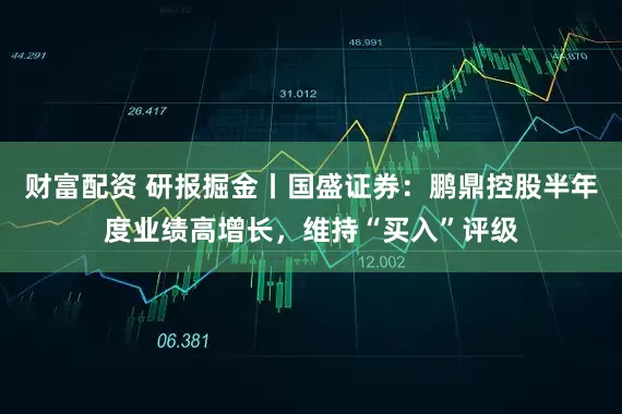 财富配资 研报掘金丨国盛证券：鹏鼎控股半年度业绩高增长，维持“买入”评级